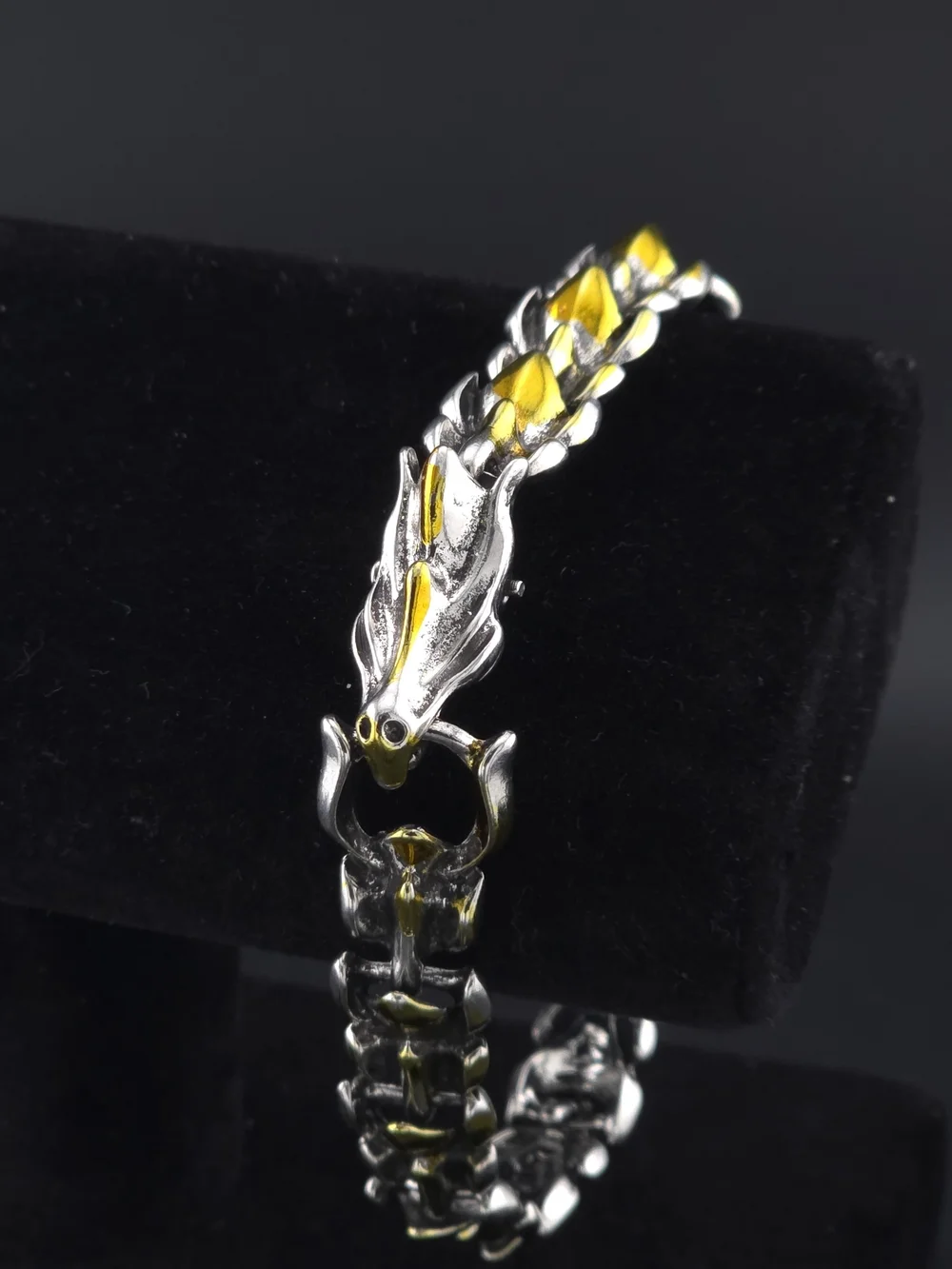 1 Piece  Men’s Link Bracelet - Silver ,Alternative Gold&silver And Gold